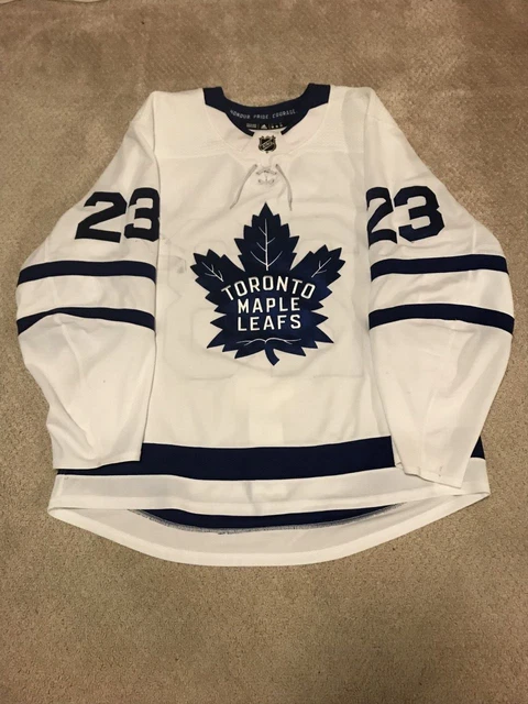 TRAVIS DERMOTT GAME Worn Toronto Maple Leafs Jersey $299.00 - PicClick CA