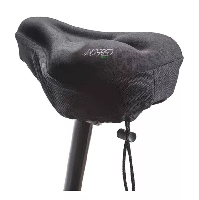 Bike Seat Cover Cushion Padded Bicycle Gel Saddle Extra Comfort Spin Exercise