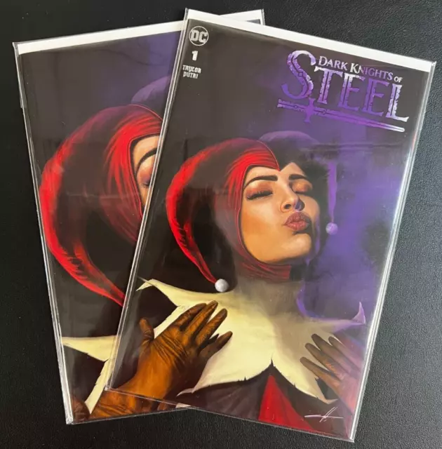 Dark Knights of Steel #1 (2021) Carla Cohen Variant Covers Set of 2 NEAR MINT!