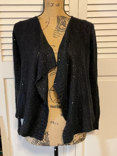 DKNY, Black w/ sequins jacket XL, polyester