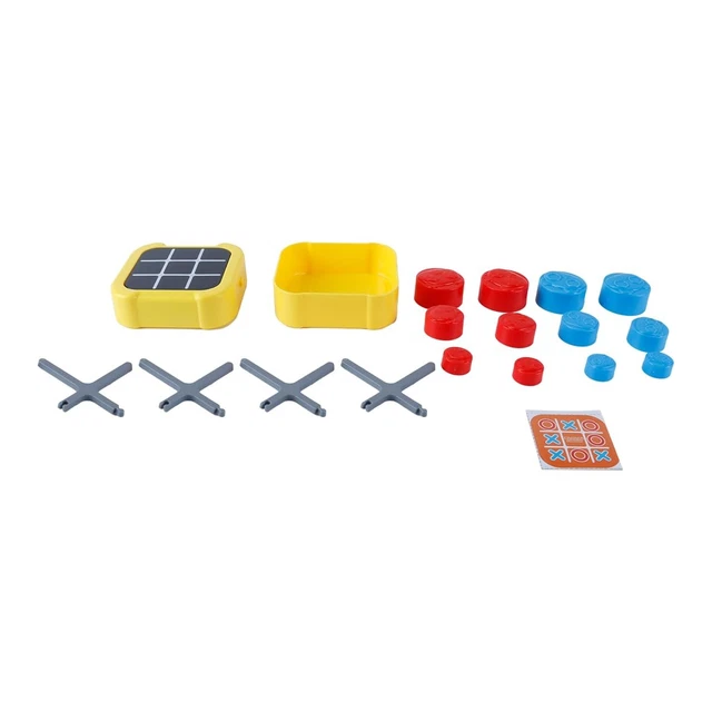 Jeu De Morpion électronique Portable - Défis Stratégiques En Jaune Et Noir