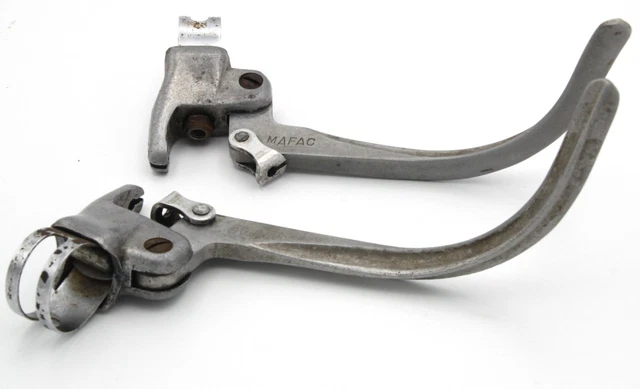 Paire De Leviers De Freins Vintage Pour Vélo Randonneuse - Fabrication Française