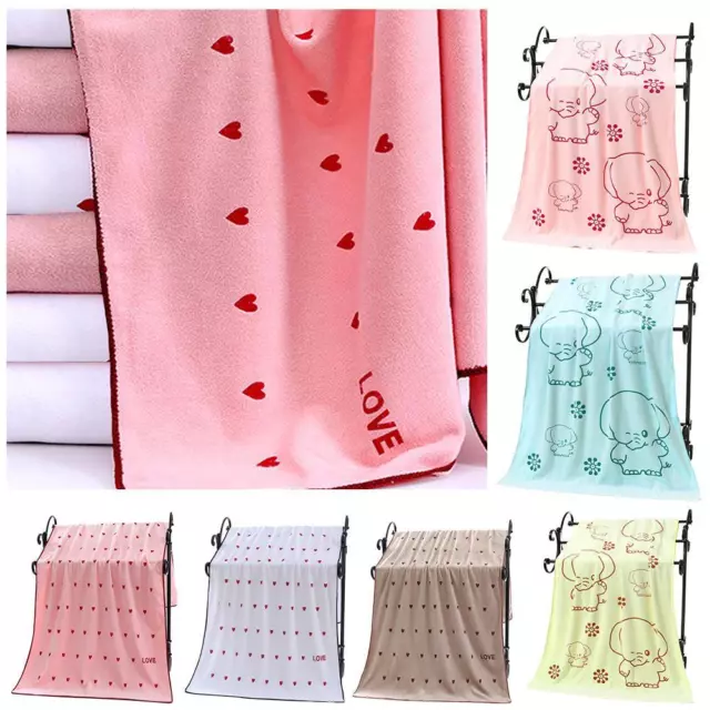 Soft Absorbent Bath Towel Water Absorbent Ultra-fine Fiber Soft Bath Towel G0P4