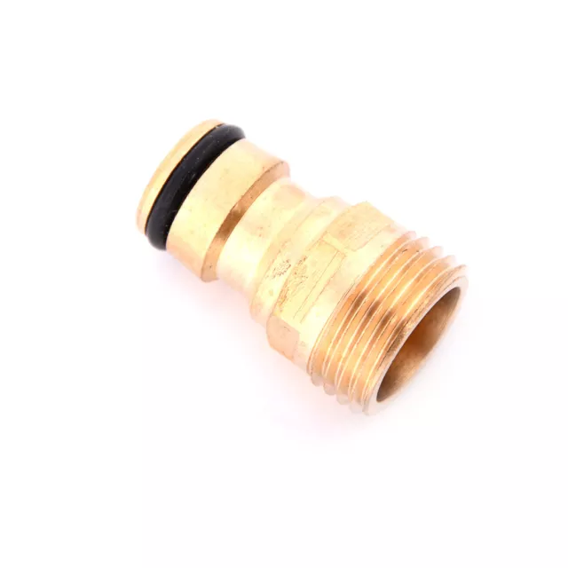 1/2" Threaded Brass Tap Adaptor Garden Water Hose Quick Pipe Connector Fittin-EN