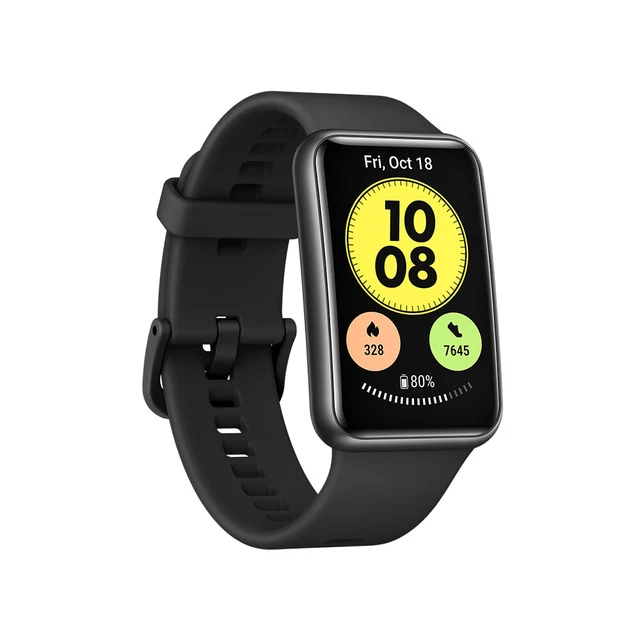 HUAWEI WATCH FIT new Smartwatch, 1,64 Zoll Display, SpO2-Erfassung, Black