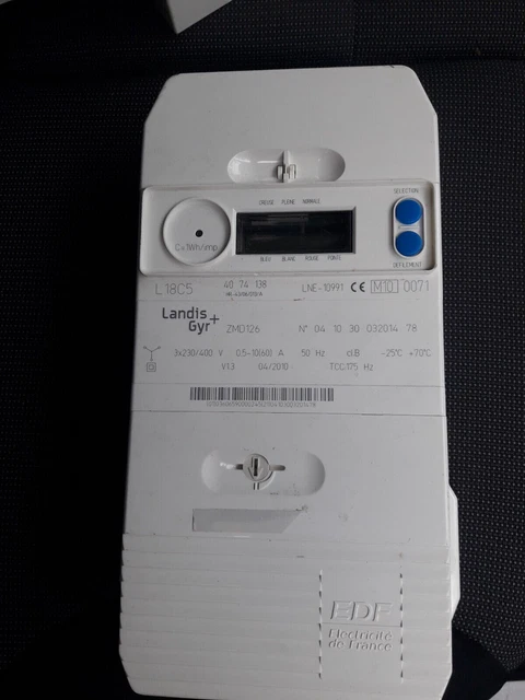 Compteur Triphasé Landis et Gyr