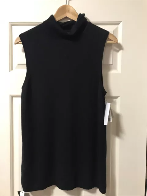 Equipment Femme Bette Sleeveless turtle Neck Size L