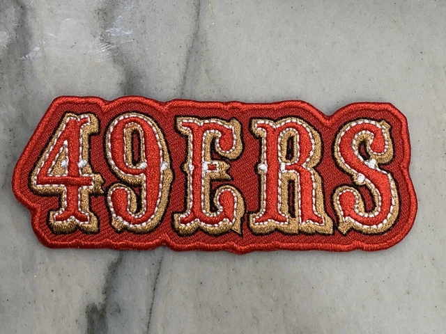 49ers - Chenille Patch with Embroidery Detail – Artful Transfers
