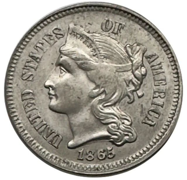 1865 Three Cent Nickel