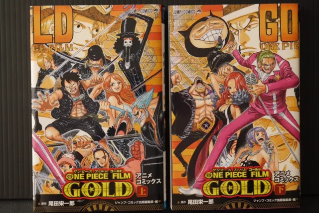 Manga ONE PIECE FILM GOLD VOL.1-2 Comics Complete Set Japan Comic F/S 