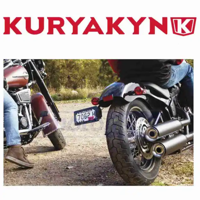 Kuryakyn Nova Side Mount License Plate Frame for 2018-2019 Harley Davidson tx