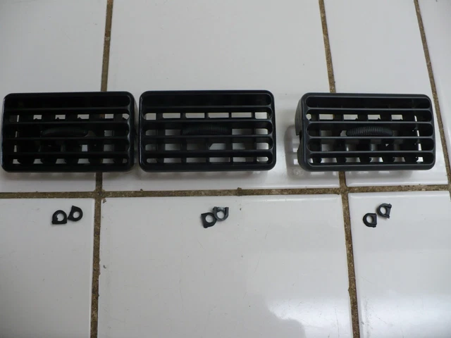 ❤️1996-2000 Toyota RAV4 CENTER Dash Air Vents INSERTS & (PASSENGER) GRAY INSERT