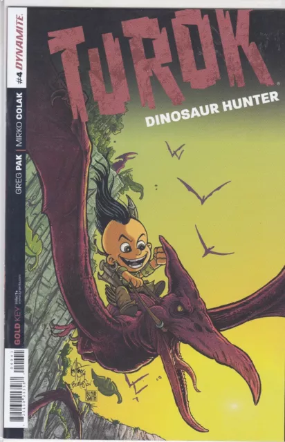 Dynamite Entertainment Turok Dinosaur Hunter Vol.2 #4 Lil Turok Variant Cover