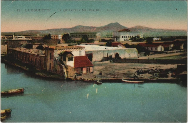 CPA AK La GOULETTE Le Quartier Militaire TUNISIA (712975)