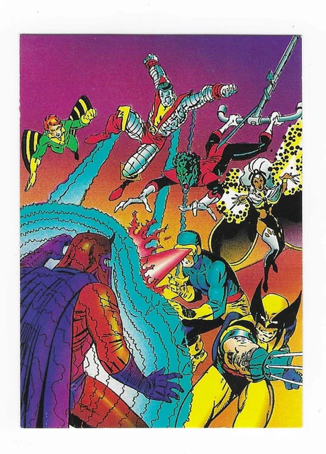 1992 WOLVERINE FROM then till now série 2 Marvel Card #35 Magneto EUR 4