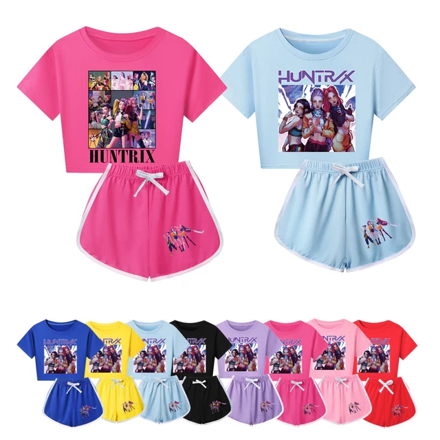 K-Kpop D-Demon H-Hunter Tracksuit Mädchen Hoodie Set Langarm Sweatshirt