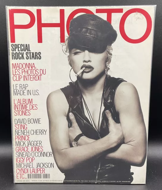 Revista de fotos MADONNA n.o 282 (marzo de 1991) edición de estrellas de rock francesas