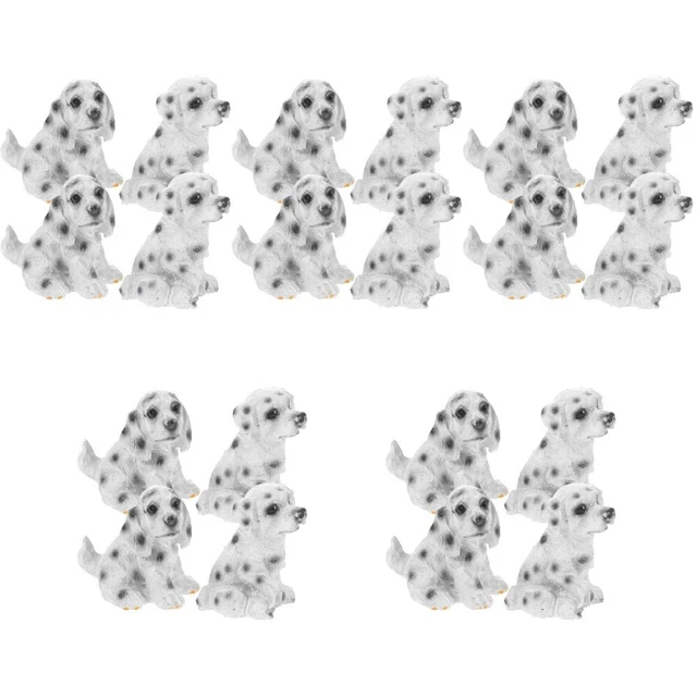 20 pz mini statuetta giocattolo cane favorito festa adorabile giocattolo in miniatura mini statuetta cane