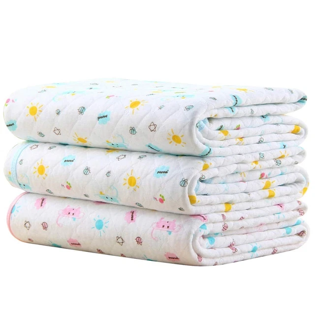 Waterproof Changing Pads Portable - Breathable Leak Proof Mattress Pad Protector