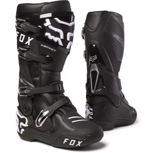 Fox MX 2023 Instinct 2.0 Black Motocross Boots