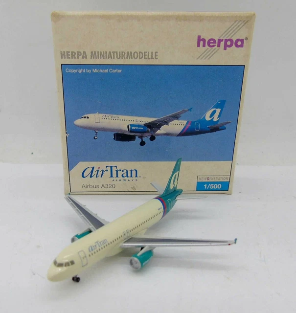 Herpa Wings 501620 Airbus A320 Air Canada 1:500 – Maquette Métal Collection Vintage H005