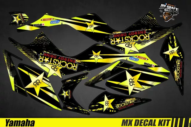 Kit Deco Quad For / Atv Decal Kit For Yamaha Raptor - Rockstar