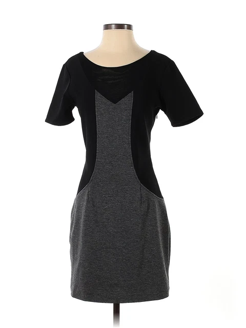 Walter by Walter Baker Women Gray Casual Dress S