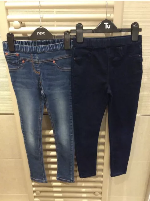 NEXT & Matalan girls bundle of skinny jeans jeggings age 8 years