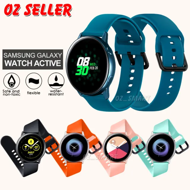 For Samsung Galaxy Watch Active 2 Replacement Silicone Sport Wrist Band Strap