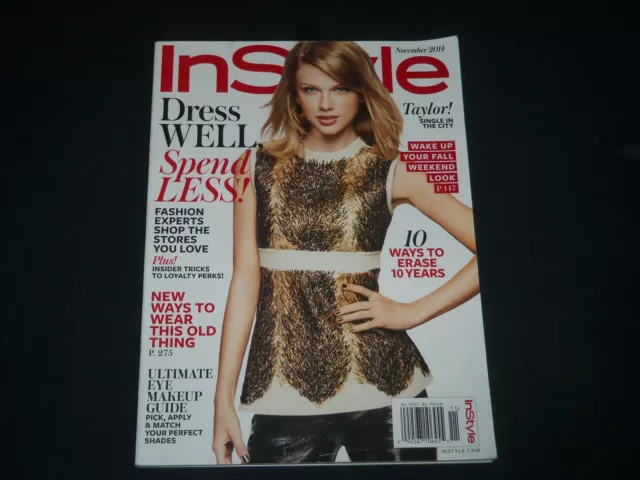 2014 November In Style Magazine - Taylor Swift Cover - Fashion - Pb 3305