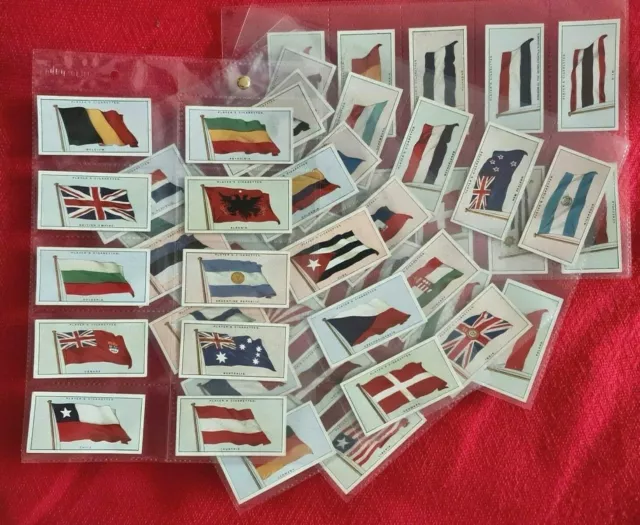 Flags of the League of Nations : John Players SET 50 in sleeves