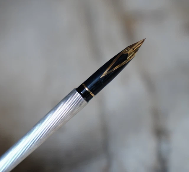Stylo Plume Sheaffer Targa 676S, Plume Or 23K, Made In USA, Occasion Sans Boîte