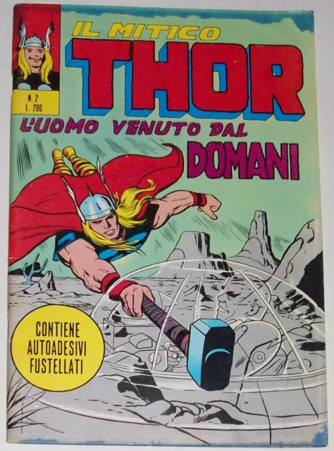 THOR CORNO n° 2 con ADESIVI • Ottimo, di resa