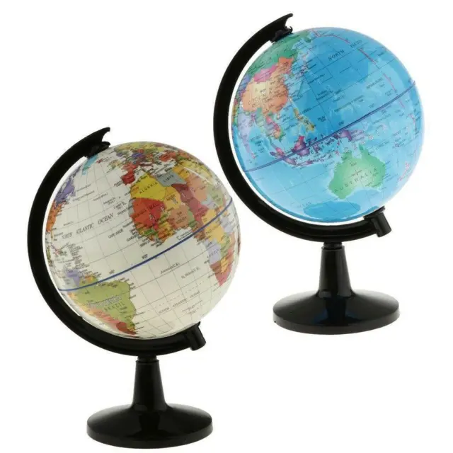 1 Pc World Globe Map Earth Globe Geography Ornaments Home Office Desk Decor New