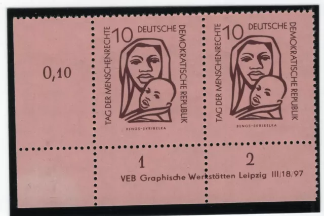 DDR Druckvermerke   Mi.Nr. 549 YII        Dv   postfrisch **