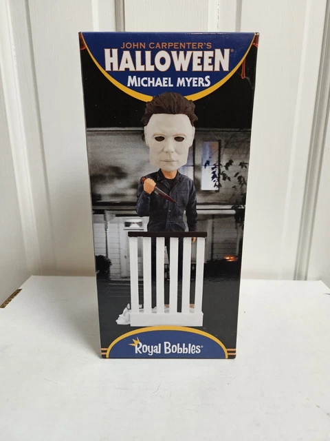 Royal Bobbles Halloween Michael Myers Glow in The Dark Bobblehead Zavvi Exclusiv