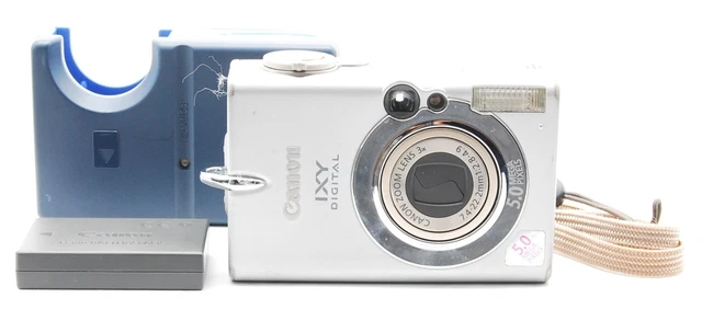 EXCELLENT] CANON IXY DIGITAL 500 Digital Camera Silver From