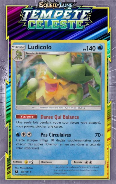 Ludicolo Holo - SL07:Celestial Storm - 38/168 - New French Pokemon Card