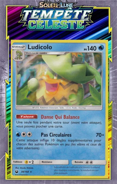 Ludicolo Holo - SL07:Celestial Storm - 38/168 - New French Pokemon Card