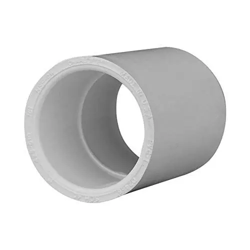 CHARLOTTE PIPE 1 SCH 40 COUPLING SXS CONTRACTOR 1 Inch ( Bag qty: 10 ), White