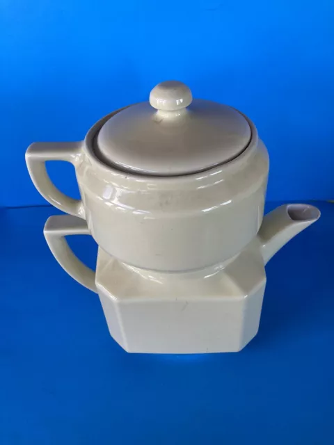 RARE! 1920's - 1930's FOLGERS BY COORS PORCELAIN AUTOMATIC DRIP COFFEE MAKERkk12 2