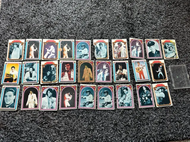 1978 Boxcar Elvis Presley  Trading Cards ~ Set Of 28