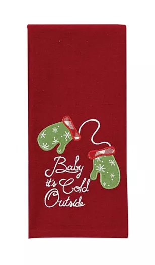 Decorative Dishtowel by Park Designs - Baby It's Cold Outside