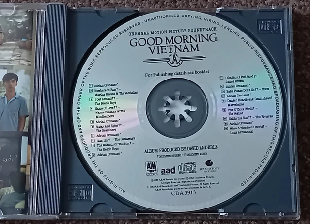 GOOD MORNING VIETNAM - Original Motion Picture Soundtrack CD (1988 ...