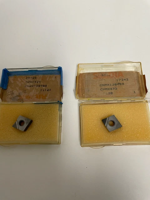 Diamond Inserts Lot of 2 Sumitomo DA150 PCD CNMX 432 New