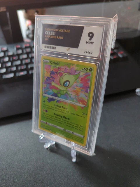 Pokémon TCG Celebi Vivid Voltage 009/185 Holo Amazing Rare Ace 9