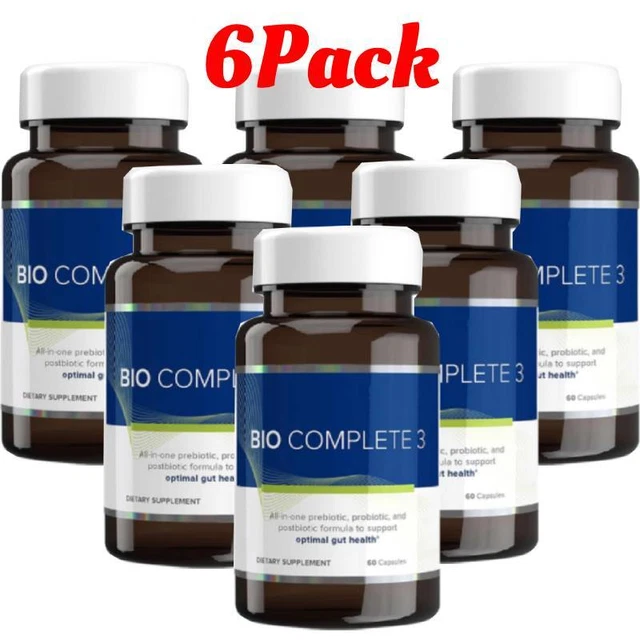 Bio Complete Ingredients GUNDRY MD BIO COMPLETE 3 NEW PreBiotic ProBiotic&Po stBiotic 6Pack £25. ...