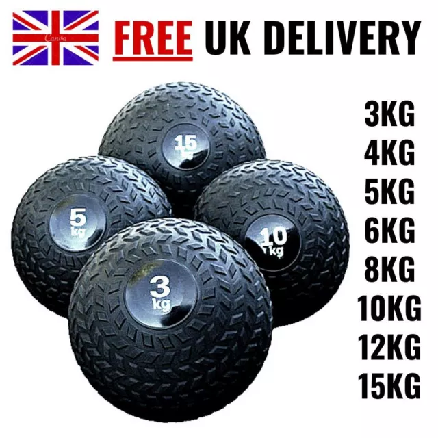 Slam Ball No Bounce 2-15kg Fitness Gym Bounce Strength Crossfit Boxing Exercise