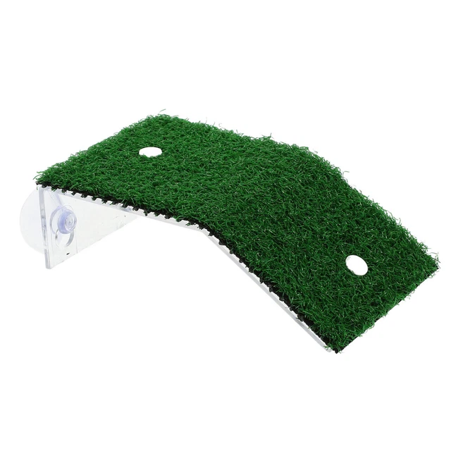 Piattaforma Per Tartaruga Con Prato Erboso - Terrazza Riposo Per Acquario