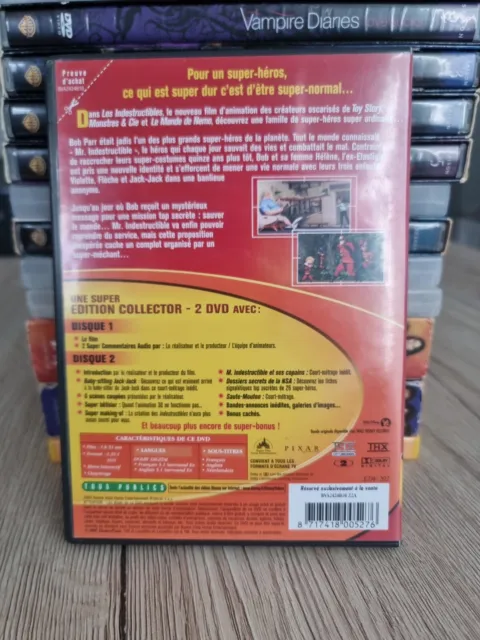 DVD - Walt Disney collection losange 78 - LES INDESTRUCTIBLES - Collector 2 dvd 2